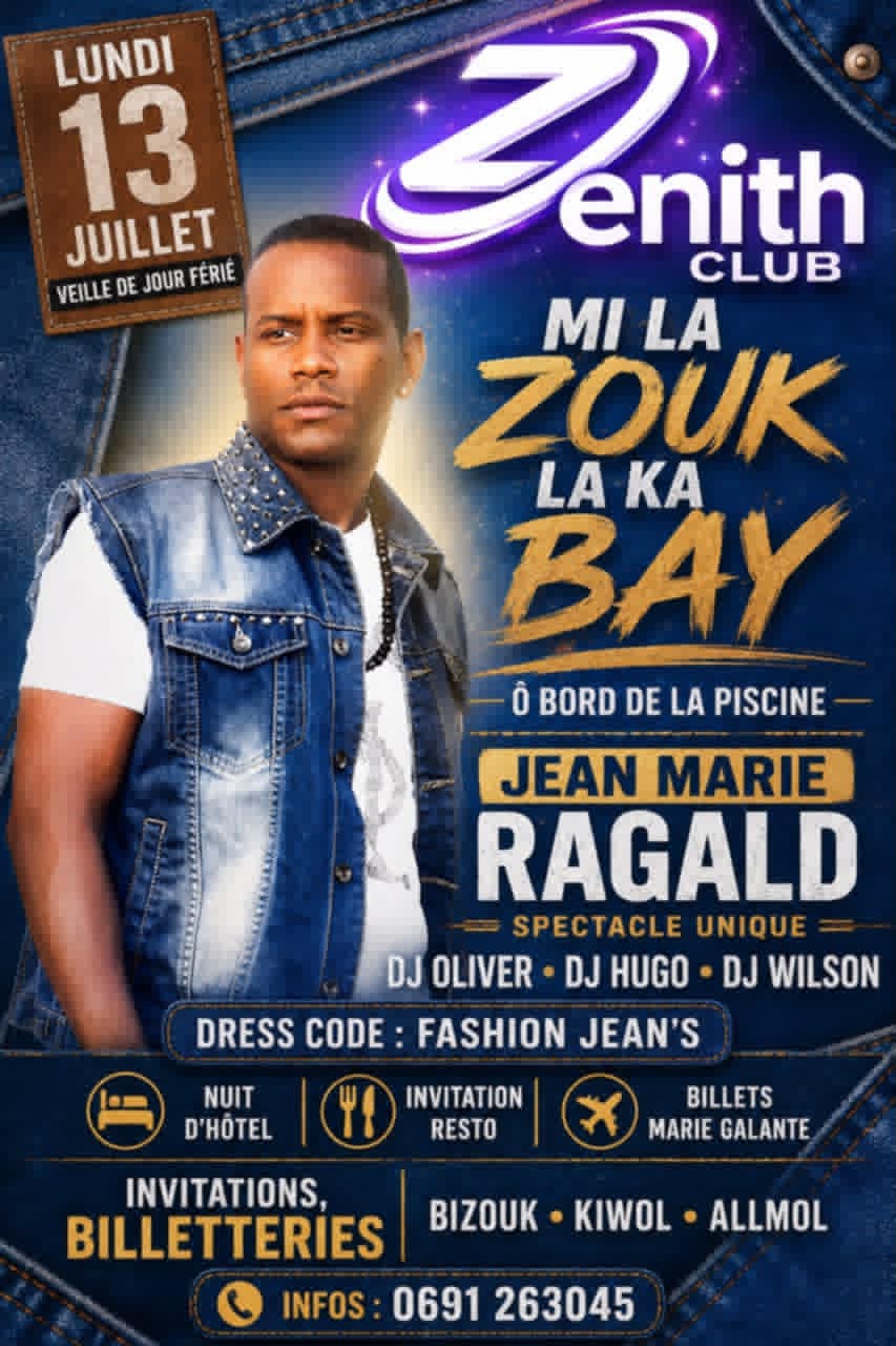 Affiche : MI LA ZOUK LA KA BA'Y & Jean Marie Ragald