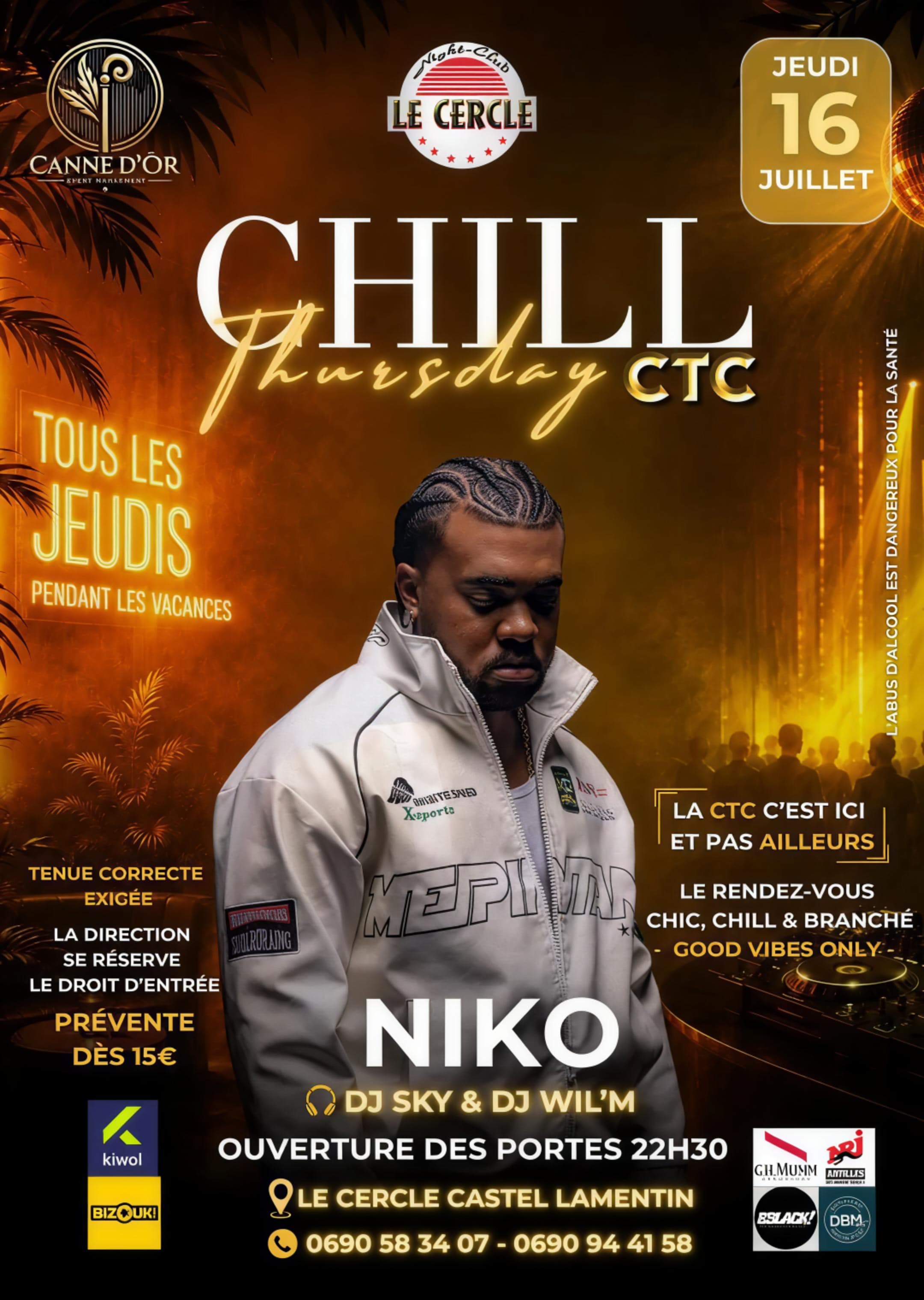 Affiche : CHILL THURSDAY - CTC