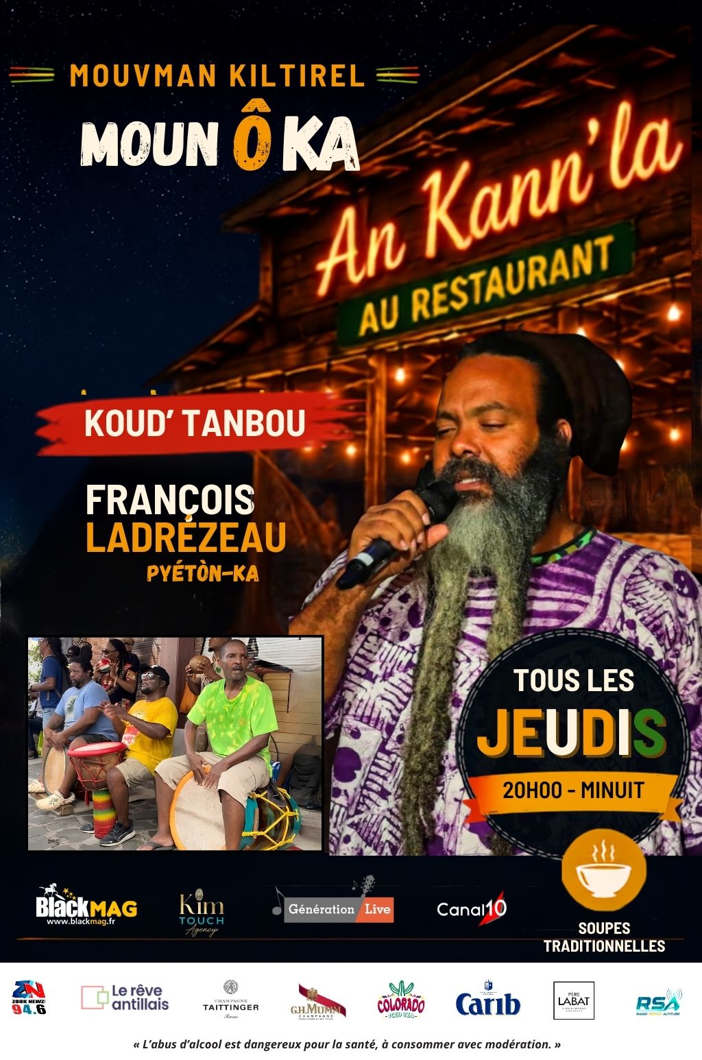 Affiche : MOUN Ô KA