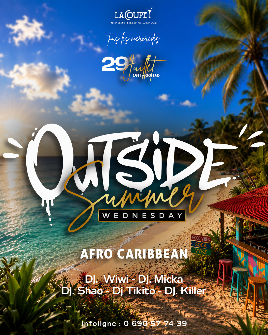 Affiche : OUTSIDE Summer wednesday #5
