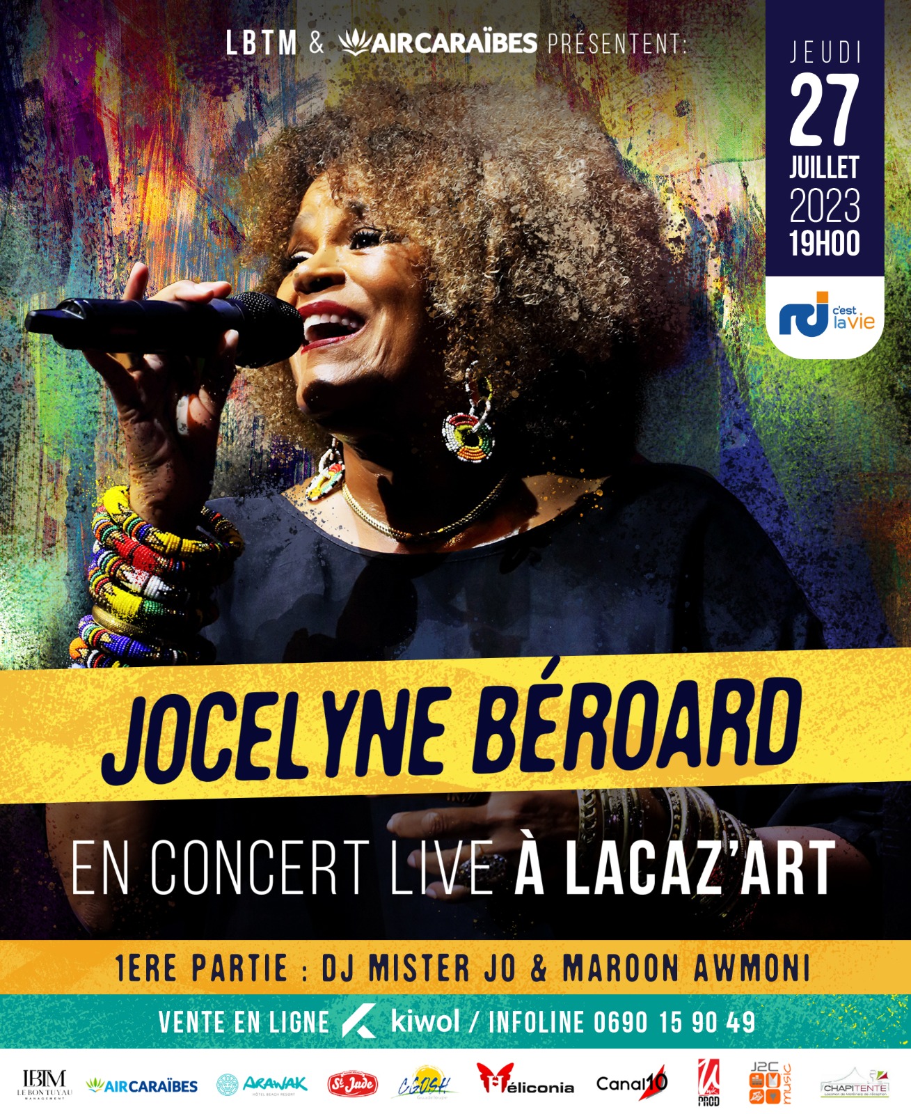 Affiche : JOCELYNE BÉROARD - JEUDI 27 JUILLET 2023 - LACAZ'ART
