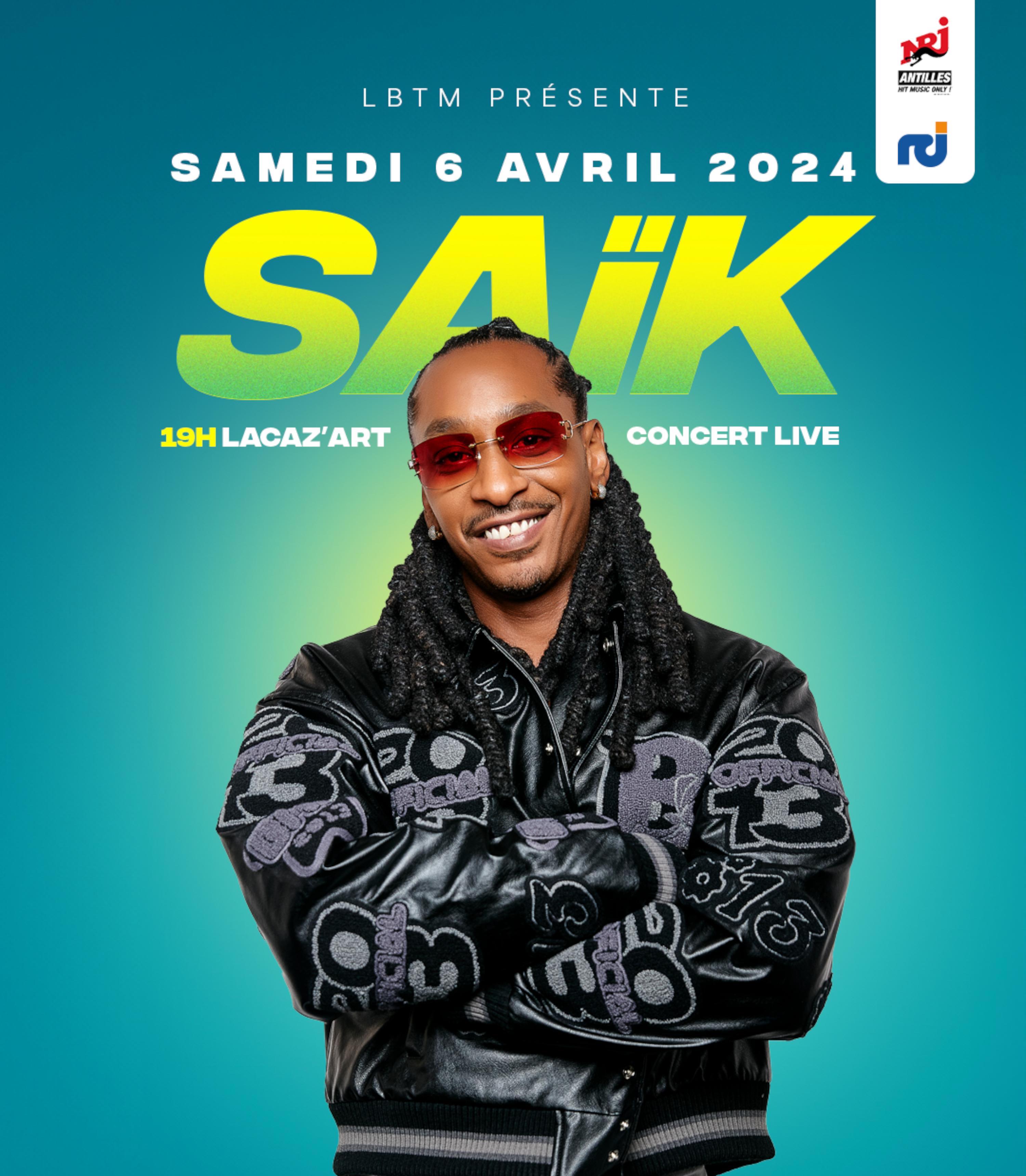 Affiche : SAÏK EN CONCERT