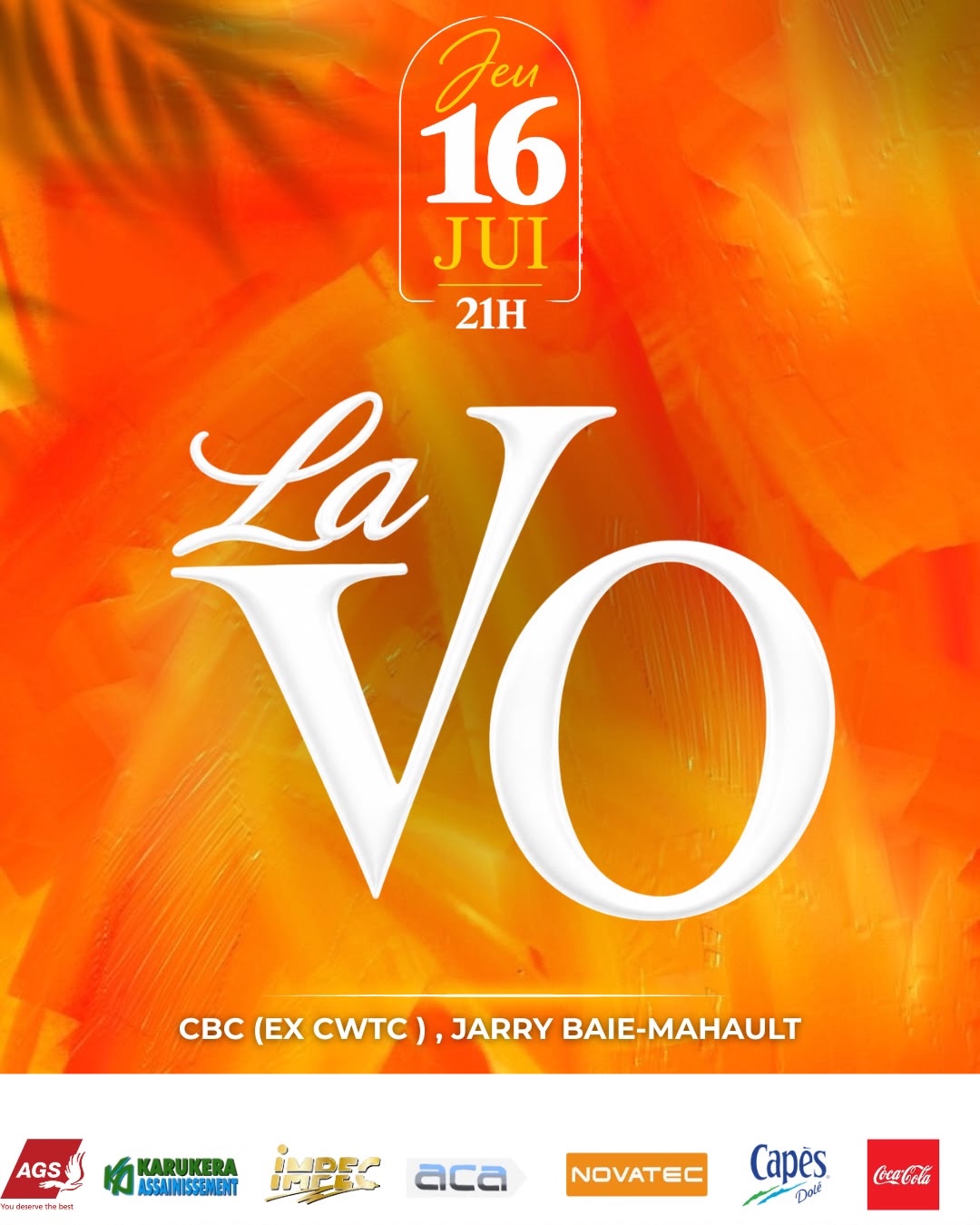Affiche : LA VO - 16 JUILLET 2026