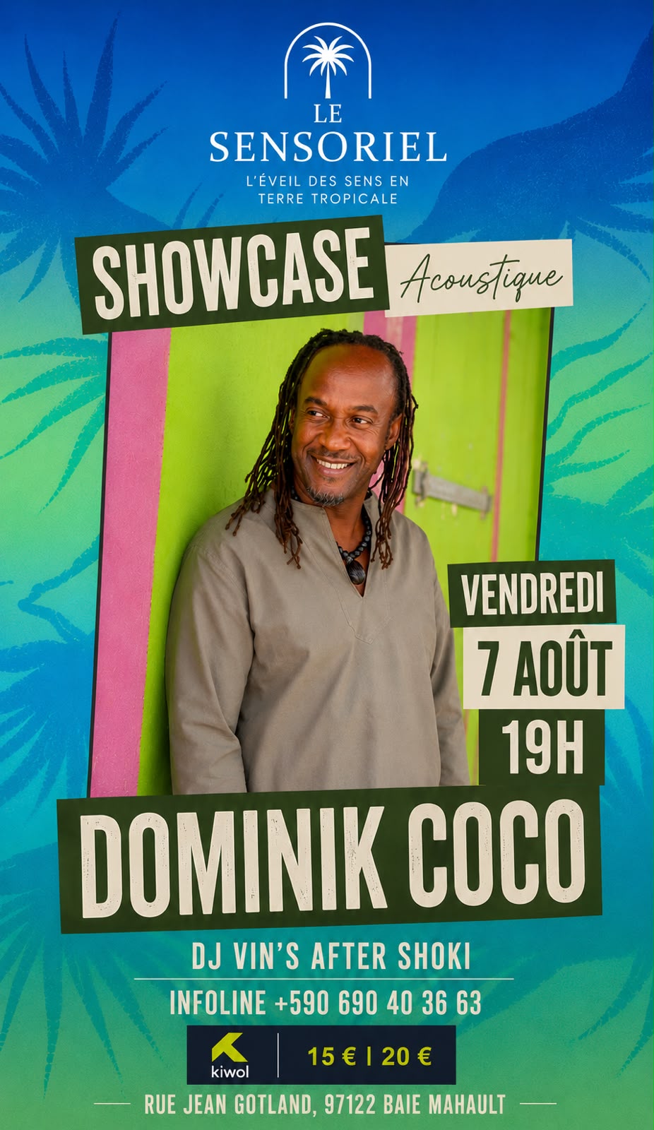 Affiche : DOMINIK COCO EN SHOWCASE ACOUSTIQUE