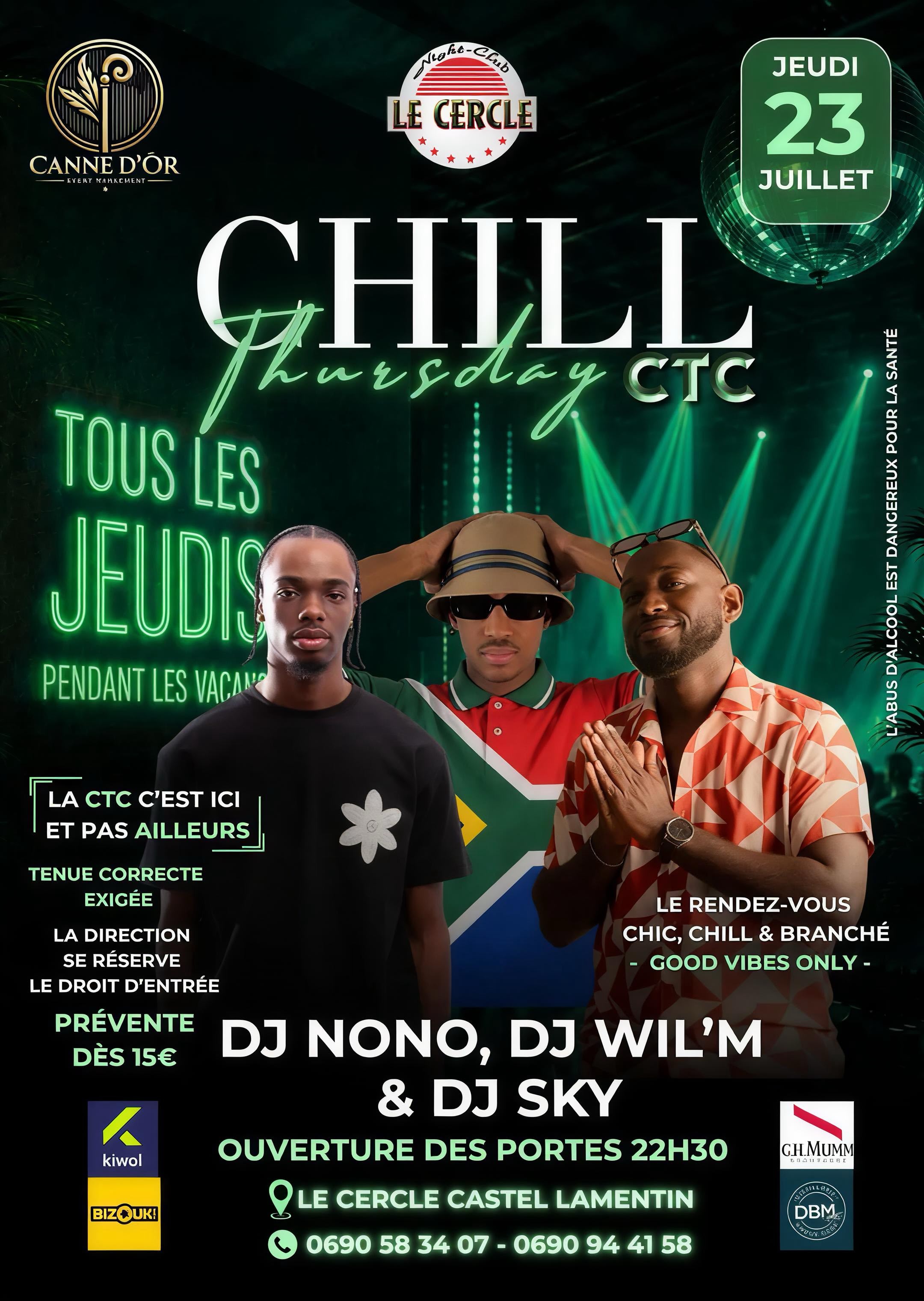 Affiche : CHILL THURSDAY- CTC