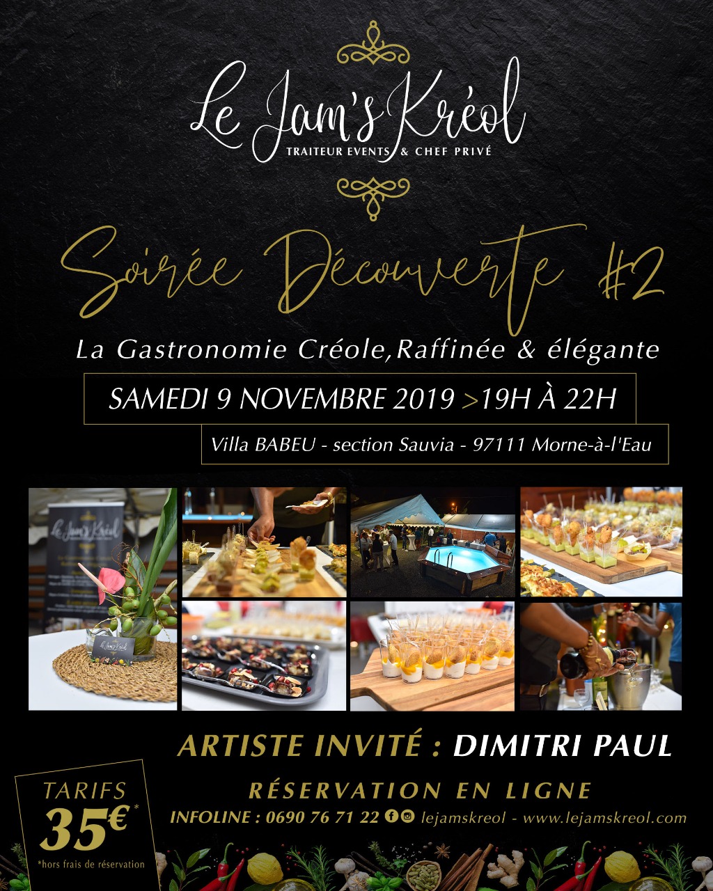 Affiche : Le Jam's Kréol - Soirée découverte #2 / Morne-à-l'eau
