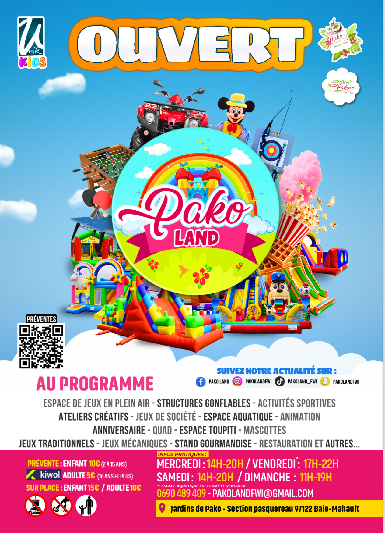 PAKO LAND - MERCREDI 14 JANVIER 2026