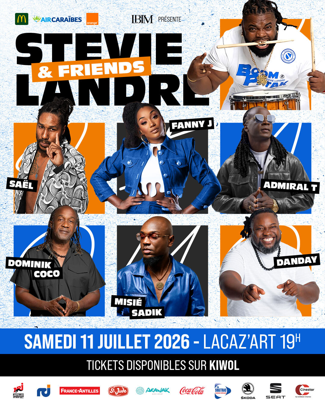 Stevie Landre & Friends : Fanny J - Admiral T - Misié Sadik