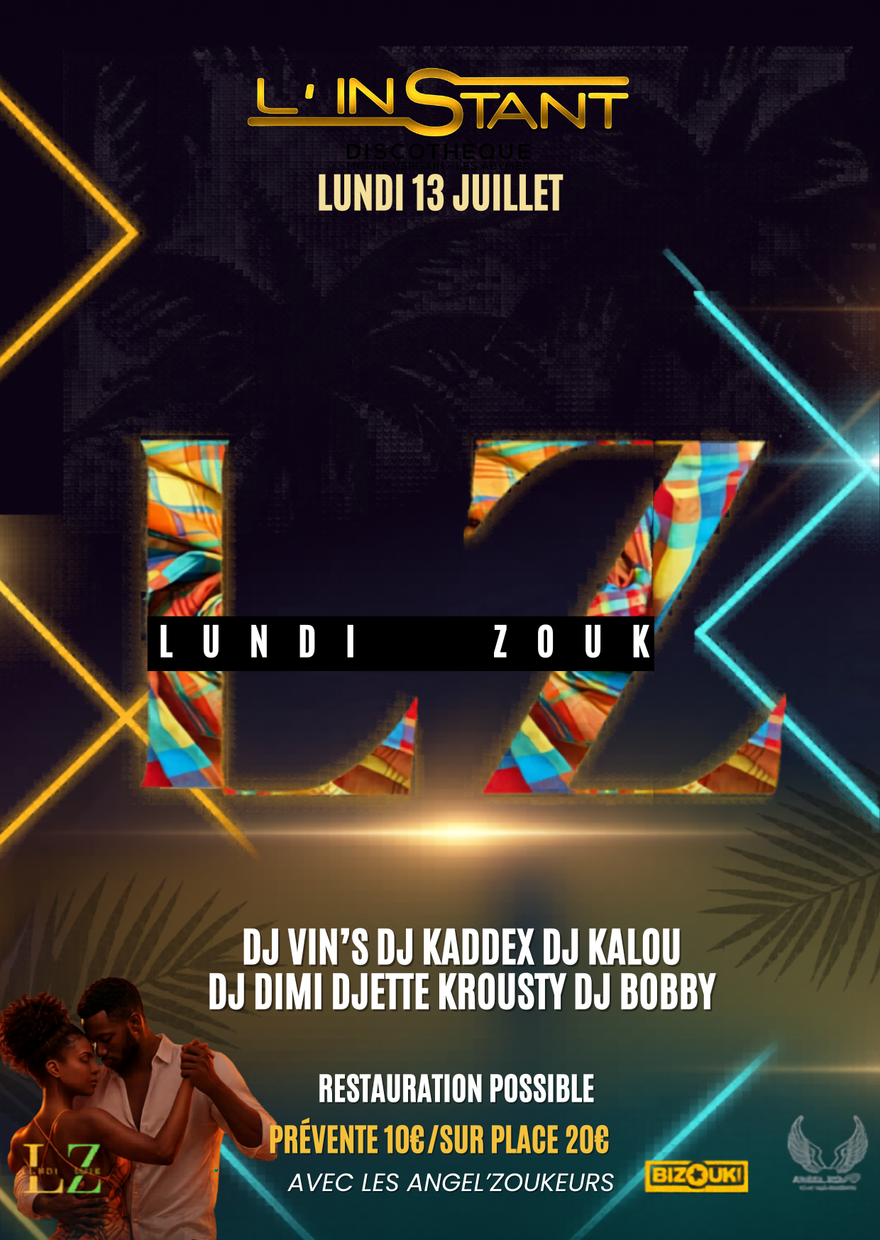 Affiche : LUNDI ZOUK