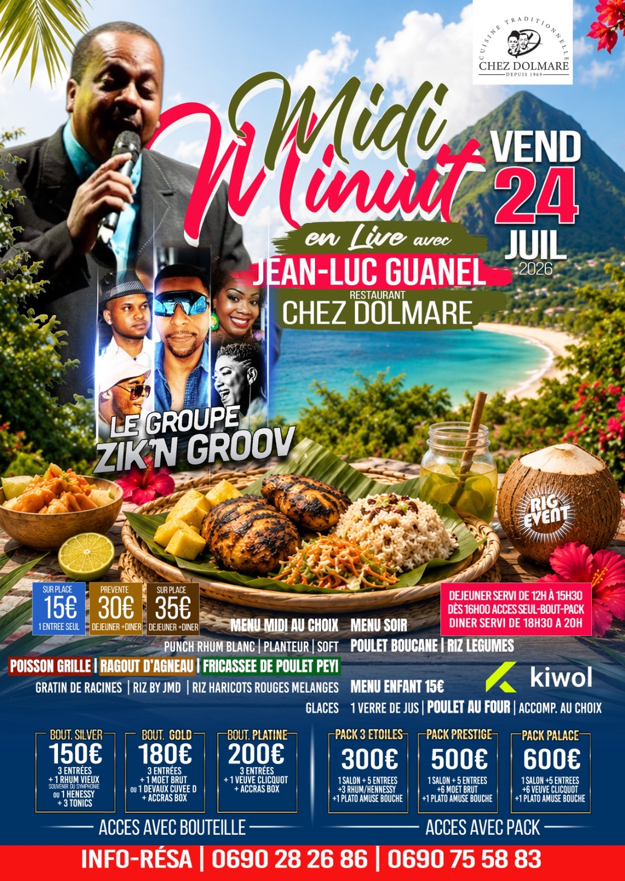 Affiche : Midi-Minuit Chez Dolmare