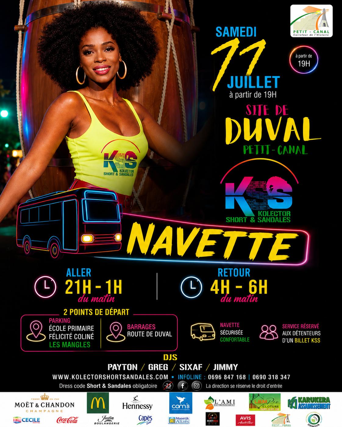 Affiche : KOLECTOR SHORT SANDALES (KSS) - DUVAL - 11 JUILLET 2026
