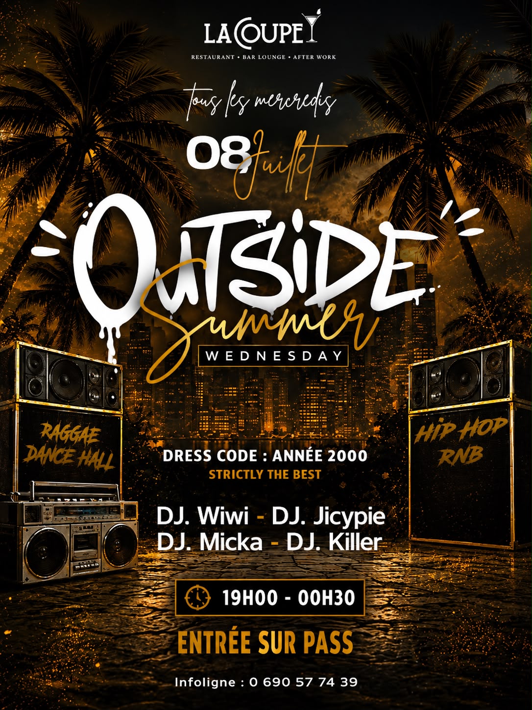 Affiche : OUTSIDE SUMMER WEDNESDAY – ÉDITION 02