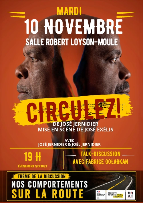 Affiche : Circulez !  Pièce + Discussion